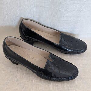 S.A.S Sonyo Black Patent Leather Heels Women's Size 10